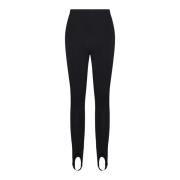 Zwarte Stirrup Legging Broek Wardrobe.nyc , Black , Dames