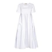 Elegante jurken met tasche ruota b Blanca Vita , White , Dames