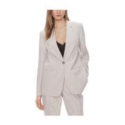 Grijze Jas voor Vrouwen Calvin Klein , Gray , Dames