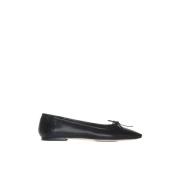 Platte Zwarte Schoenen Delfina aeyde , Black , Dames