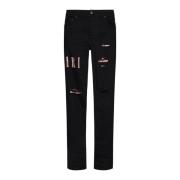 Zwart Roze Skinny Jeans Amiri , Black , Heren