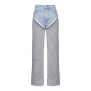 Cut Out Evergreen Jeans Y/Project , Gray , Dames