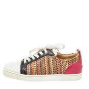 Pre-owned Leather sneakers Christian Louboutin Pre-owned , Multicolor ...