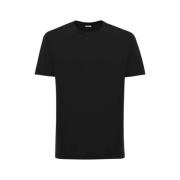 Zwart Katoenen T-shirt Malo , Black , Heren