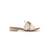 Leren sandaal Lena Hispanitas , Beige , Dames