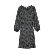 Ariane seventies navy blue dress Ines De La Fressange Paris , Multicol...