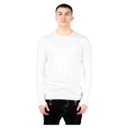 Wit Langemouw Katoenen Jersey T-shirt Isaac Sellam , White , Heren