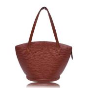 Pre-owned Leather totes Louis Vuitton Vintage , Brown , Dames