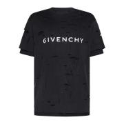 Casual T-shirts en Polos Givenchy , Black , Heren