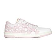 Roze Sneakers met Ster Patches Amiri , Pink , Dames