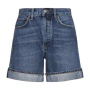 Denim Shorts Agolde , Blue , Dames