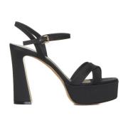 Zwarte Sandalen Elegante Stijl Roberto Festa , Black , Dames