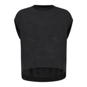 Zwarte Ronde Hals Shirt Collectie Kaos , Black , Dames