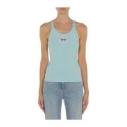 Stijlvolle Top voor Vrouwen Moschino , Blue , Dames