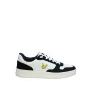 Heren Leren Sneakers Wit Marine Zwart Lyle & Scott , Multicolor , Here...