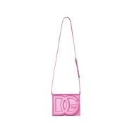 Stijlvolle Tassen met DG Logo Dolce & Gabbana , Pink , Dames