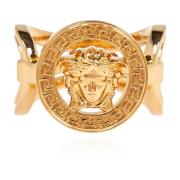 Ring met logo Versace , Yellow , Dames