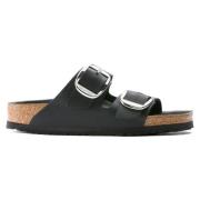 Sandale met Grote Gesp Birkenstock , Black , Dames