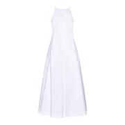 Witte Zomerjurken Sportmax , White , Dames