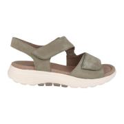 Comfortabele Walking Sandal - Groen Gabor , Green , Dames