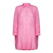 Stijlvolle Shirts 120% Lino , Pink , Dames