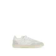 Gelaagde Leren Sneakers met Geperforeerde Details Axel Arigato , White...