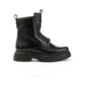 Dames Veterschoenen van Anfibio Mjus , Black , Dames