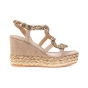 Wedges Alma EN Pena , Brown , Dames