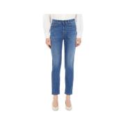 Blauwe Klassieke Jeans Max Mara Weekend , Blue , Dames