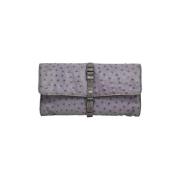 Pre-owned Leather clutches Bottega Veneta Vintage , Purple , Dames