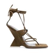 Sandalen Cheope 081 The Attico , Brown , Dames