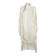 Witte Kaftan Jurk Taller Marmo , White , Dames