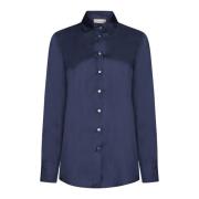 Basis Shirts Blanca Vita , Blue , Dames