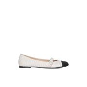 Witte Platte Schoenen Elegante Stijl Roberto Festa , White , Dames