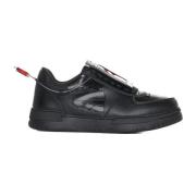 Zwarte Sneakers met Logodetail 44 Label Group , Black , Heren