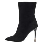 Pre-owned Suede boots Tom Ford Pre-owned , Black , Dames