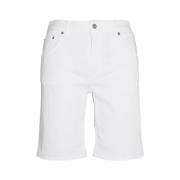 Witte Bermuda Shorts Dondup , White , Heren