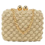 Pre-owned Velvet clutches Dolce & Gabbana Pre-owned , Yellow , Dames