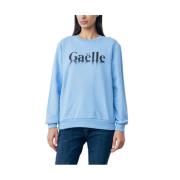 Innovatieve Turquoise Sweater Gaëlle Paris , Blue , Dames