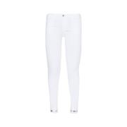 Witte Broek Elegant Slim Trendy Liu Jo , White , Dames