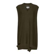 Geknoopte Minidress MM6 Maison Margiela , Green , Dames