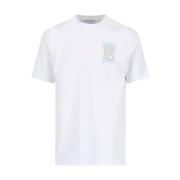 Witte T-shirts en Polos Casablanca , White , Heren