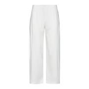 Getailleerde broek met gebogen pijp Studio Nicholson , White , Dames