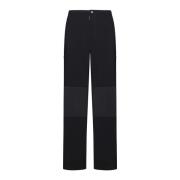 Zwarte broek met kenmerkend logodetail MM6 Maison Margiela , Black , H...