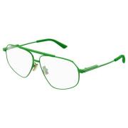 Green Eyewear Frames Bottega Veneta , Green , Unisex