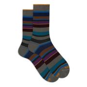 Italiaanse korte sokken Multicolor Streep Gallo , Multicolor , Heren