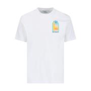 Witte T-shirts en Polos Casablanca , White , Heren