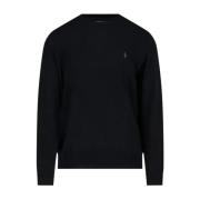 Lang Gebreid Ralph Lauren , Black , Heren