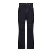 Cargo Jeans Dolce & Gabbana , Black , Heren