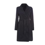 Blauwe Waterdichte Trenchcoat Set Marella , Blue , Dames